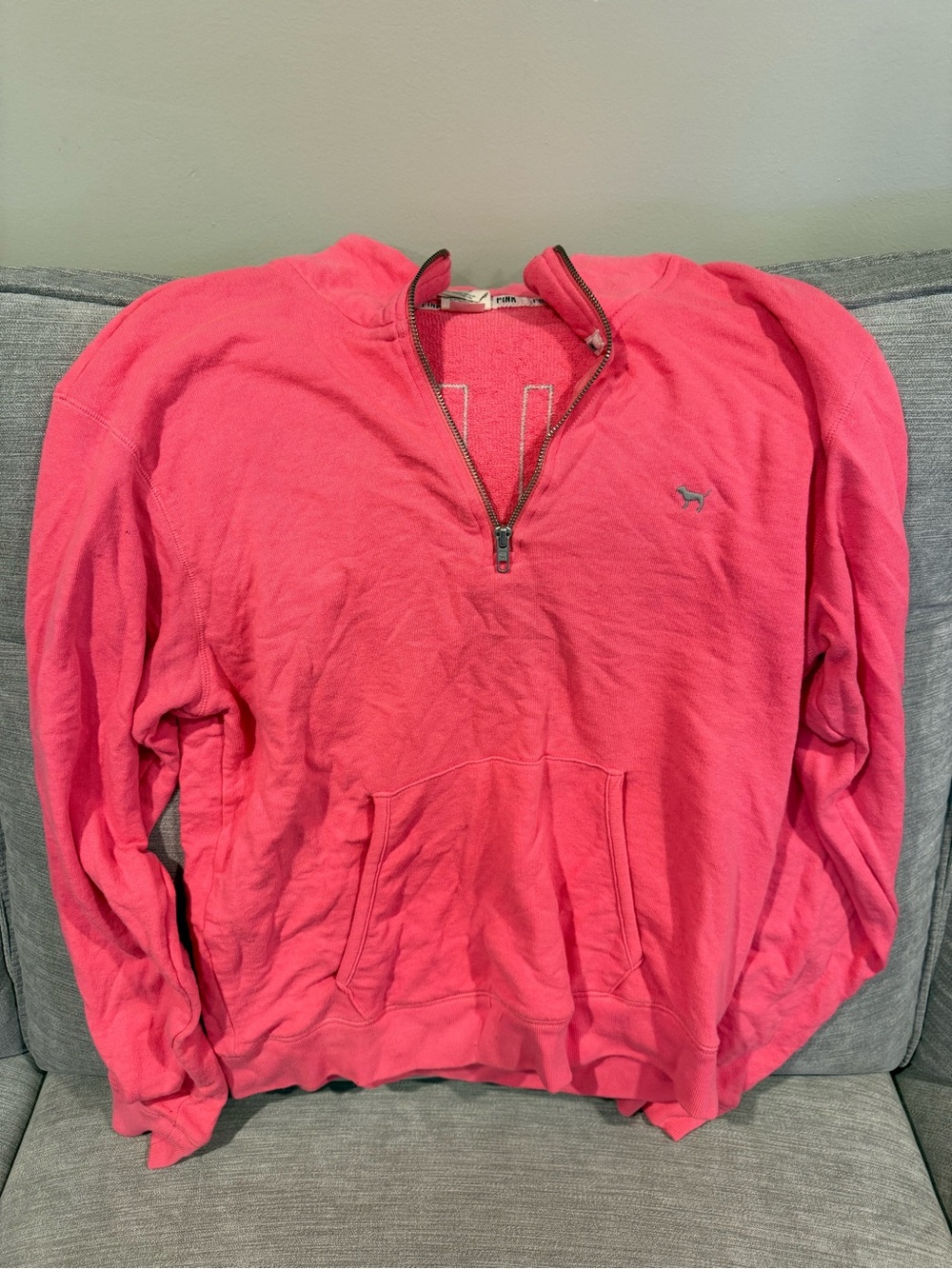 Victoria's Secret Quarter Zip Sweatershirt